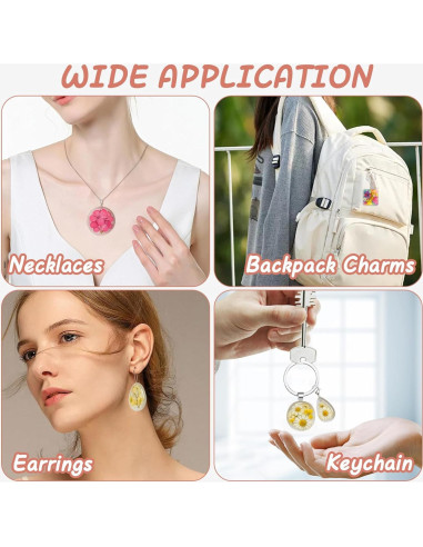 Moldes de Joyería de Silicona Najdeiuyt - 38 Cavidades para Resina