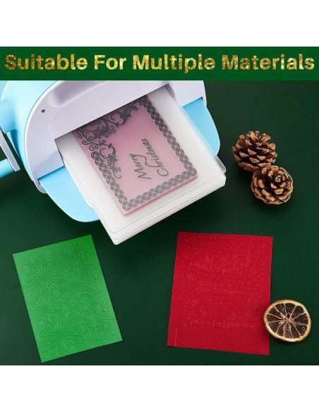 10 Carpetas de Embossing de Navidad CHENGU - 14.5x10.5 cm