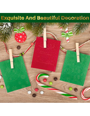 10 Carpetas de Embossing de Navidad CHENGU - 14.5x10.5 cm