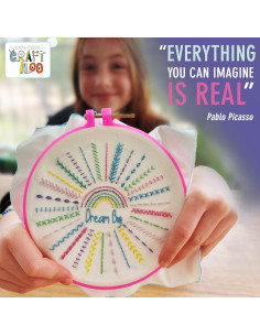 Kit de Bordado CRAFTILOO para Niños - 10 Patrones Preimpresos 2