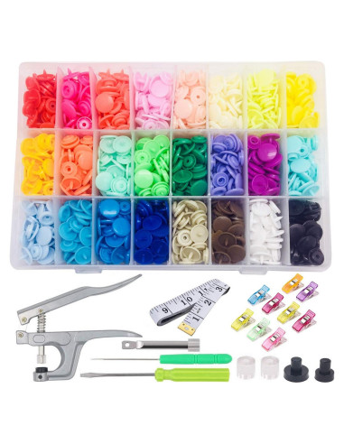 Kit de Broches FQTANJU 1440 Pcs T5 con Alicates y Clips