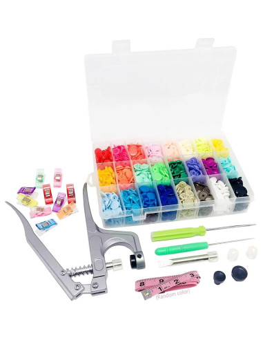 Kit de Broches FQTANJU 1440 Pcs T5 con Alicates y Clips