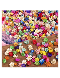 300 Flores Secas Naturales para Manualidades - Joyería DIY