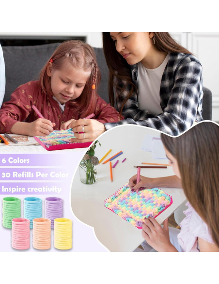 180 Anillas de Telar de Trapo DLUGOPIS 10" Color Morandi