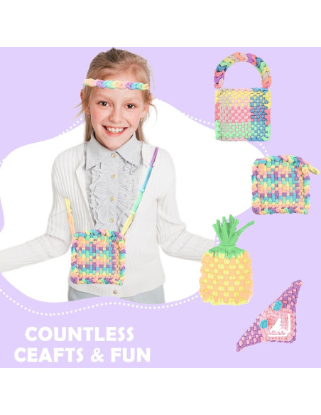 180 Anillas de Telar de Trapo DLUGOPIS 10" Color Morandi