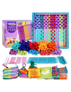 Kit de Telar KITHAVEN para Niños y Adultos - Manualidades DIY