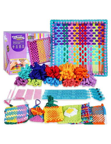 Kit de Telar KITHAVEN para Niños y Adultos - Manualidades DIY