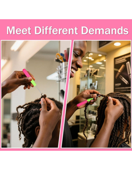 Ganchos de Crochet Tzwhwcx 5mm y 7mm - Acero Inoxidable