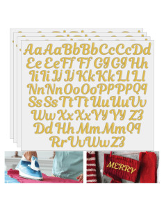 Letras de Planchar Oro Amarillo Laughing Lizards 208 Piezas