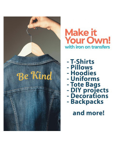 Letras de Planchar Oro Amarillo Laughing Lizards 208 Piezas 2