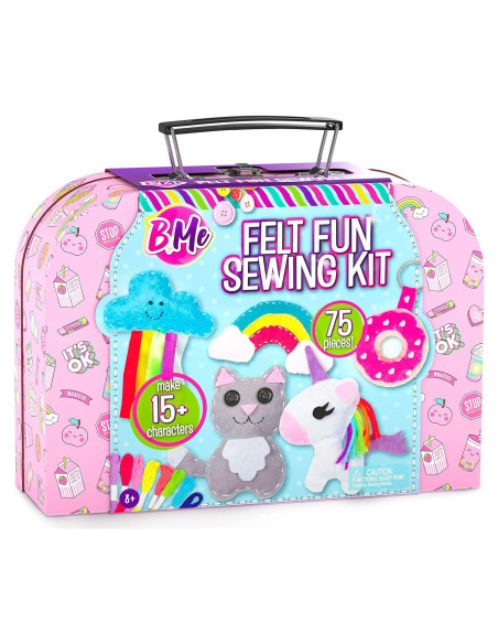 Kit de Costura de Fieltro Creative Kids - 15 Personajes para Niños 8+