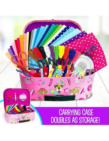 Kit de Costura de Fieltro Creative Kids - 15 Personajes para Niños 8+