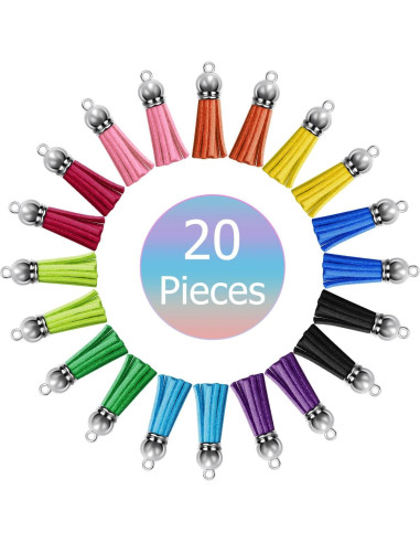 Kit de Llaveros en Blanco de Acrílico Shynek - 20 Piezas