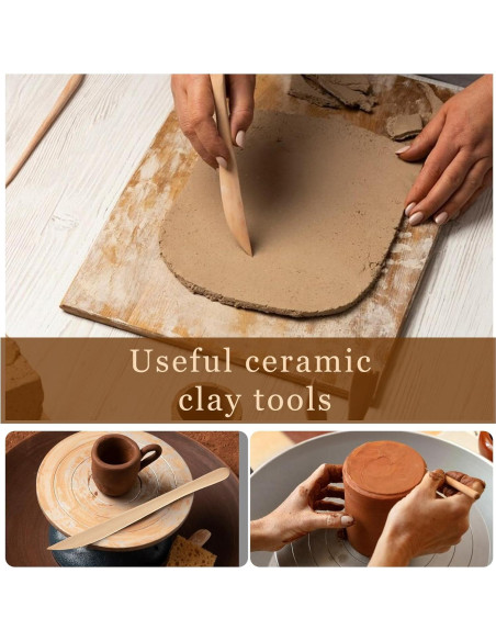 Juego de 10 Herramientas de Modelado de Arcilla JIYIN 15 cm