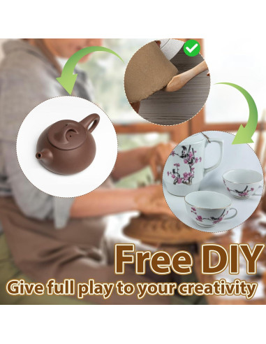 Juego de 10 Herramientas de Modelado de Arcilla JIYIN 15 cm