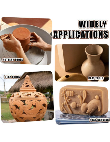 Juego de 10 Herramientas de Modelado de Arcilla JIYIN 15 cm
