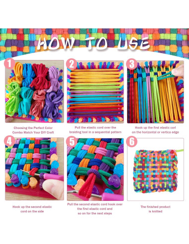 Kit de Telar para Sujetadores Bokynu 01 - Manualidades Creativas