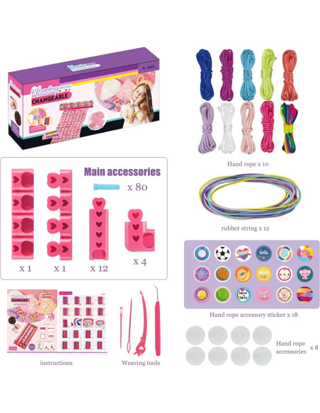 Kit de Telar para Sujetadores Bokynu 01 - Manualidades Creativas