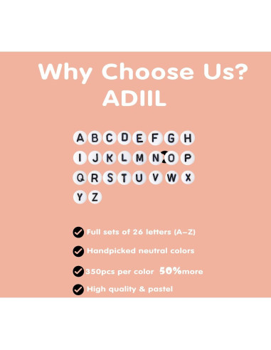 Kit de Fabricación de Pulseras ADIIL 7200 Piezas Arcilla 6mm