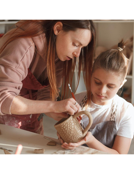 Juego de 6 Herramientas de Escultura en Arcilla Eldraqth