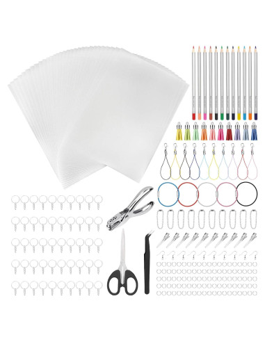 Kit de Manualidades de Plástico Encogible Thrilez 250 Piezas