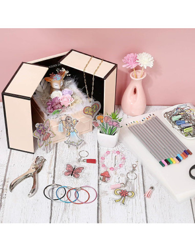 Kit de Manualidades de Plástico Encogible Thrilez 250 Piezas