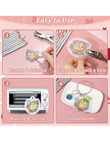 Kit de Manualidades de Plástico Encogible Thrilez 250 Piezas