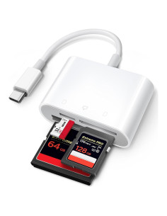 Lector de Tarjetas SD USB C ChiaoPio 3 Puertos para iPhone 15