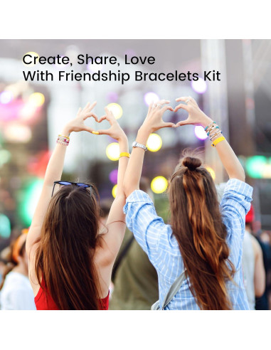 Kit de Fabricación de Pulseras Beadact - 8200 Piezas Multicolor