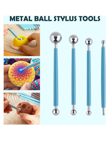 Kit de Herramientas de Escultura de Arcilla Thyrflen 18PCS