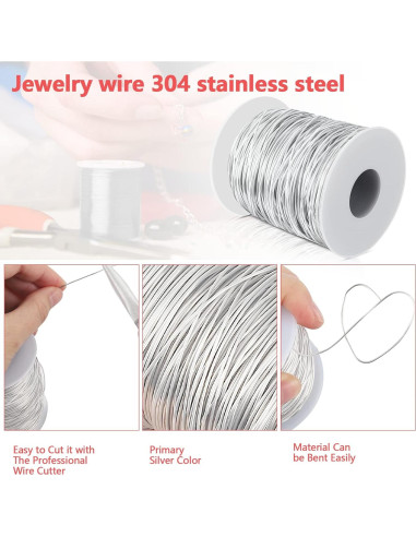 Alambre de Acero Inoxidable 304 20 Gauge 50m - Resistente a la Oxidación