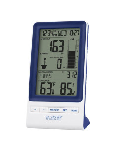 Estación de Lluvia Inalámbrica La Crosse 724-1415BL con Temperatura y Humedad