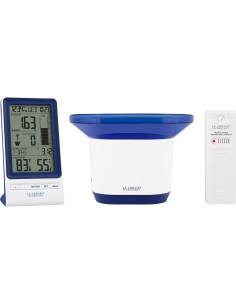 Estación de Lluvia Inalámbrica La Crosse 724-1415BL con Temperatura y Humedad 2