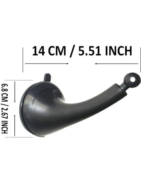 Paquete de 2 Ganchos para Comedero de Aves Pmsanzay - Autoadhesivos