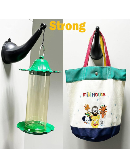 Paquete de 2 Ganchos para Comedero de Aves Pmsanzay - Autoadhesivos