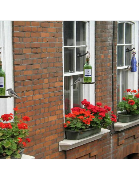 Paquete de 2 Ganchos para Comedero de Aves Pmsanzay - Autoadhesivos