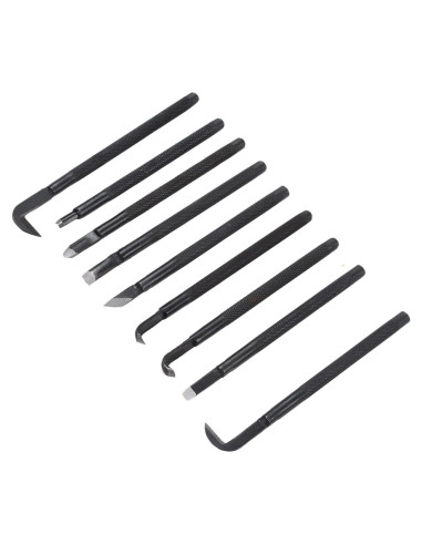 Juego de Herramientas para Bonsai 9 Piezas Acero Manganeso