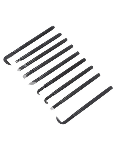 Juego de Herramientas para Bonsai 9 Piezas Acero Manganeso