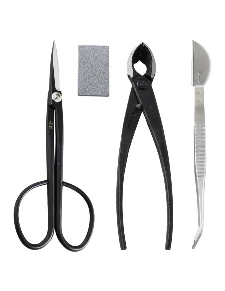 Kit de Herramientas para Bonsai Wazakura 4 Piezas Hecho en Japón
