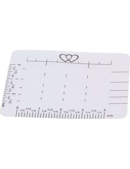 Plantillas de Dirección para Sobres DIY 8 Piezas Transparente