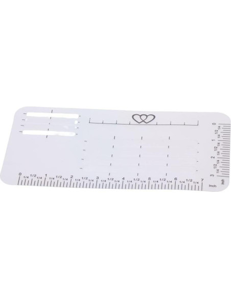 Plantillas de Dirección para Sobres DIY 8 Piezas Transparente