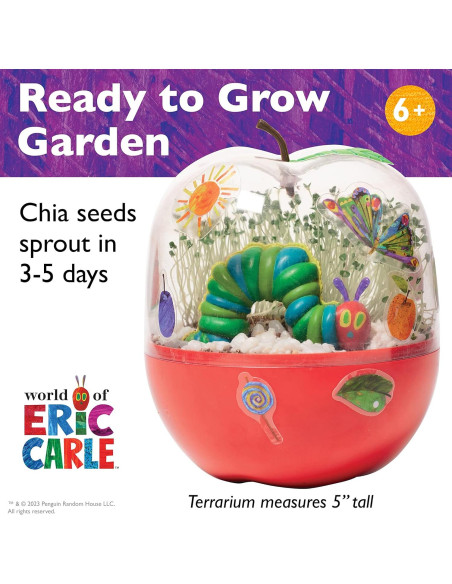 Kit de Terrario Creatividad para Niños El Muy Hambriento Oruga