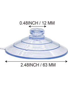 Ventosas de Repuesto para Alimentador de Aves DaoHeight - Paquete de 5 2