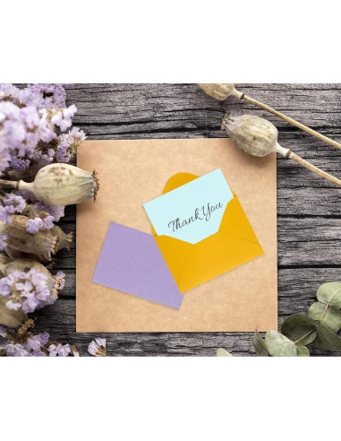 Sobres Mini Juvale - 100 Unidades Multicolor 10.16x6.86 cm