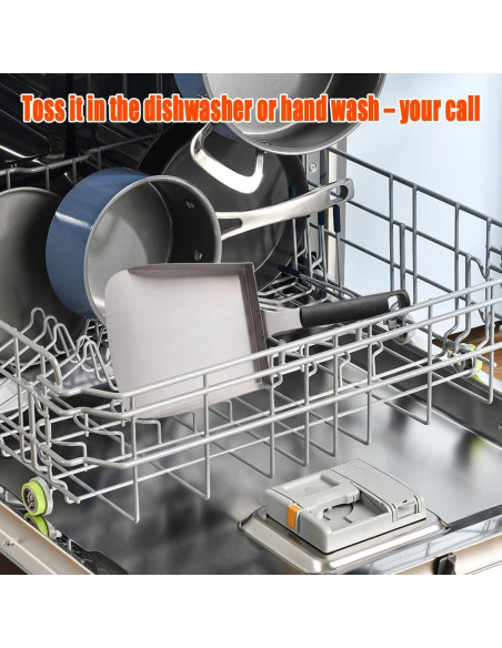 Espátula y Cuchara para Plancha Jirktiy - Acero Inoxidable 19.1 cm