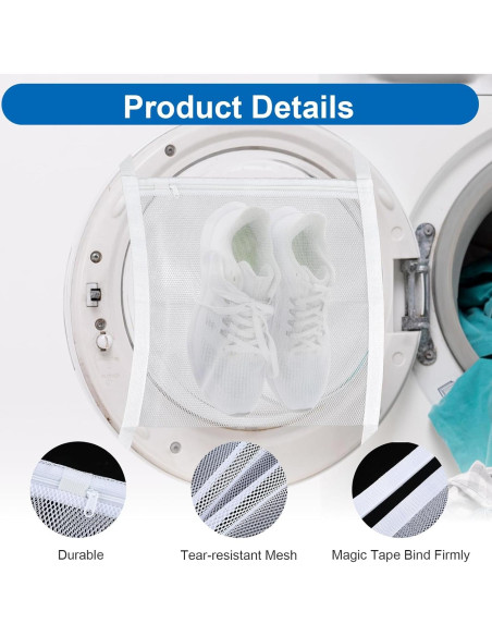 2 Bolsas de Secado para Zapatos LIQWEI 40x40cm Malla Reutilizables