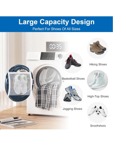 2 Bolsas de Secado para Zapatos LIQWEI 40x40cm Malla Reutilizables