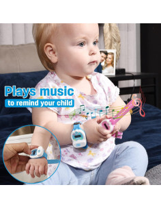 Reloj de Entrenamiento para el Baño SKYROKU Azul - Temporizador y Música 2