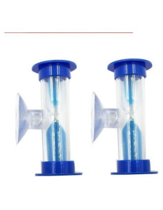 Temporizador de Cepillo de Dientes Cauaoa 2 Pcs Azul 2 Minutos