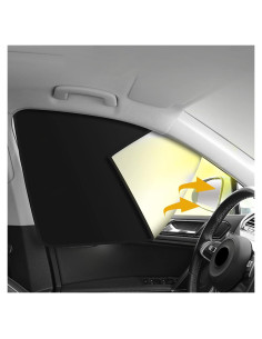 Sombrillas para Ventanas de Auto Middrivr 2PCS UV y Privacidad